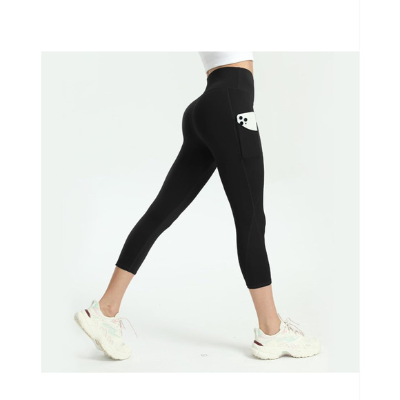 5XL High Waisted Yoga Leggings 4 Pack - Tummy Control with Pockets - Picture 6 of 6